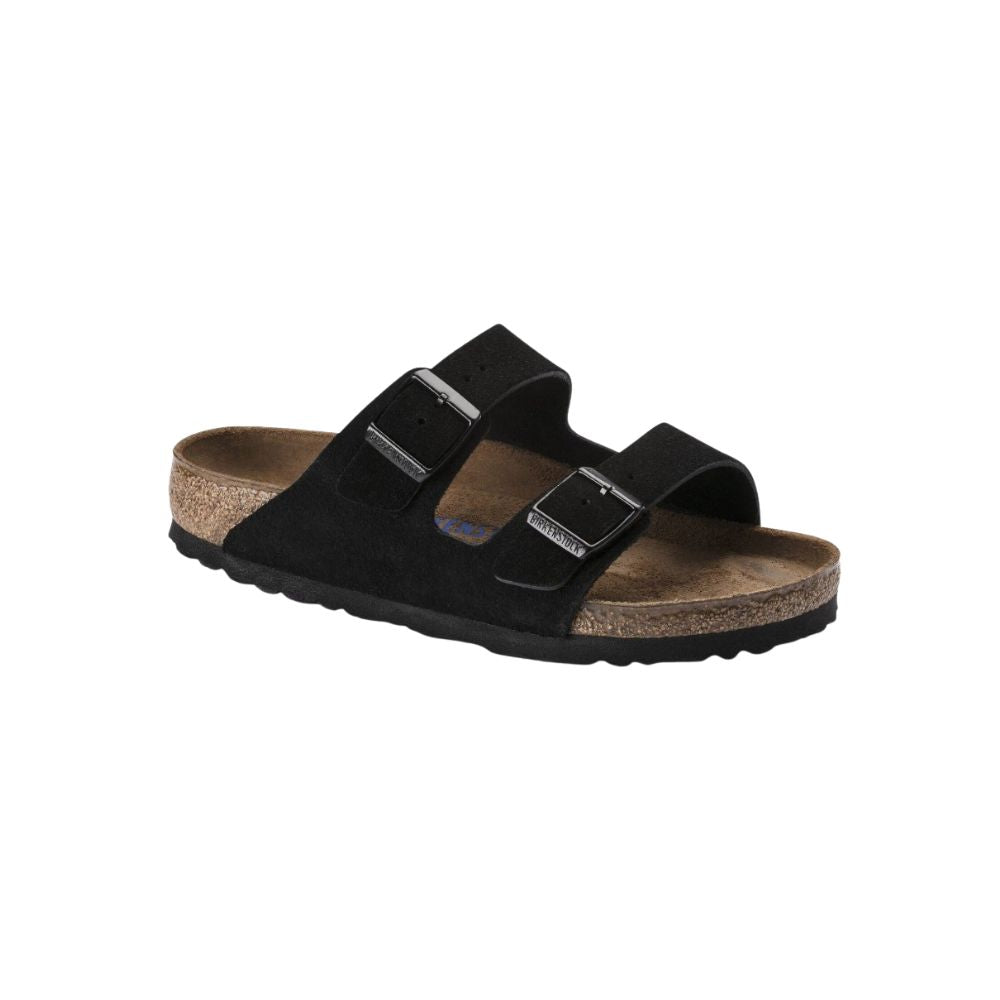 Birkenstock Arizona Soft Footbed Sandal – Black Suede