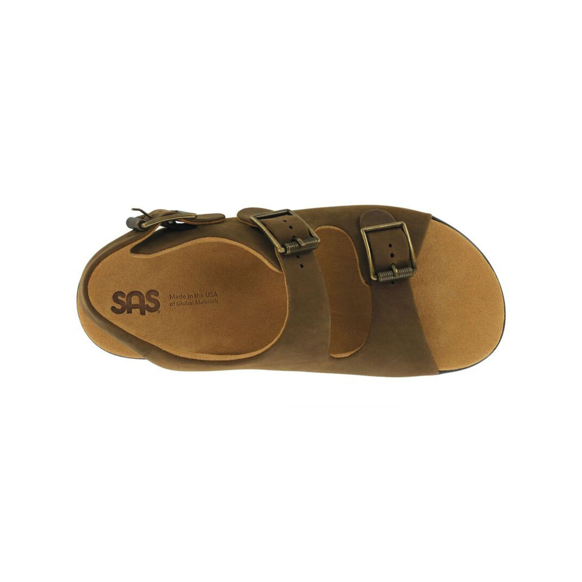 SAS Men's Bravo Handcrafted Orthotic Sandal – Grizzly