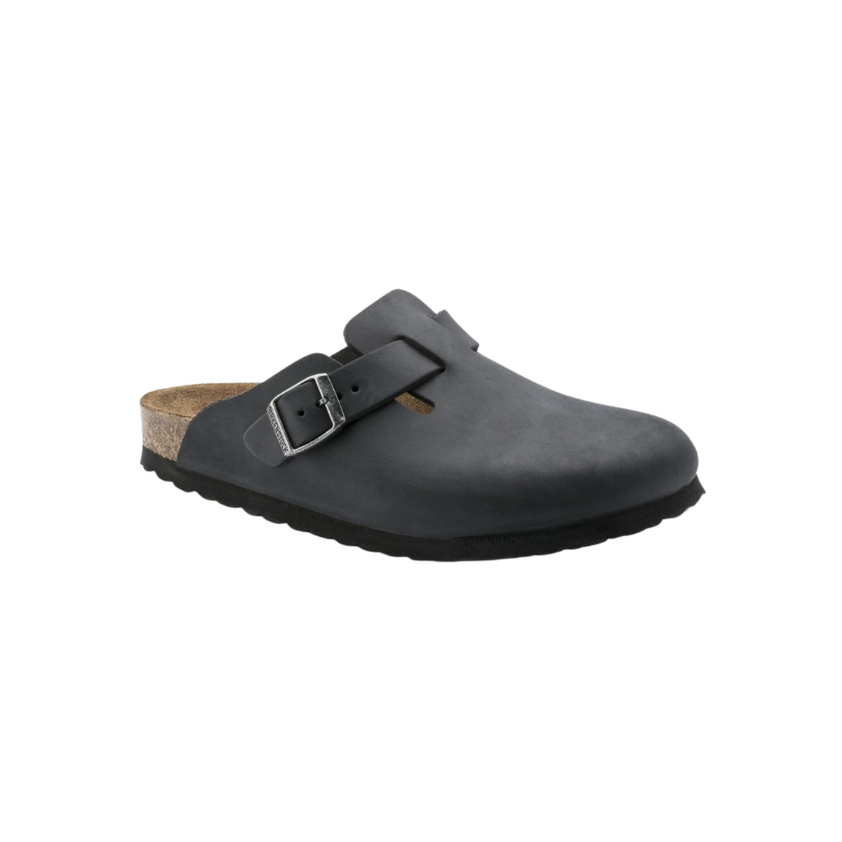 Birkenstock Unisex Boston BS Oiled Leather Clog Sandal - Black