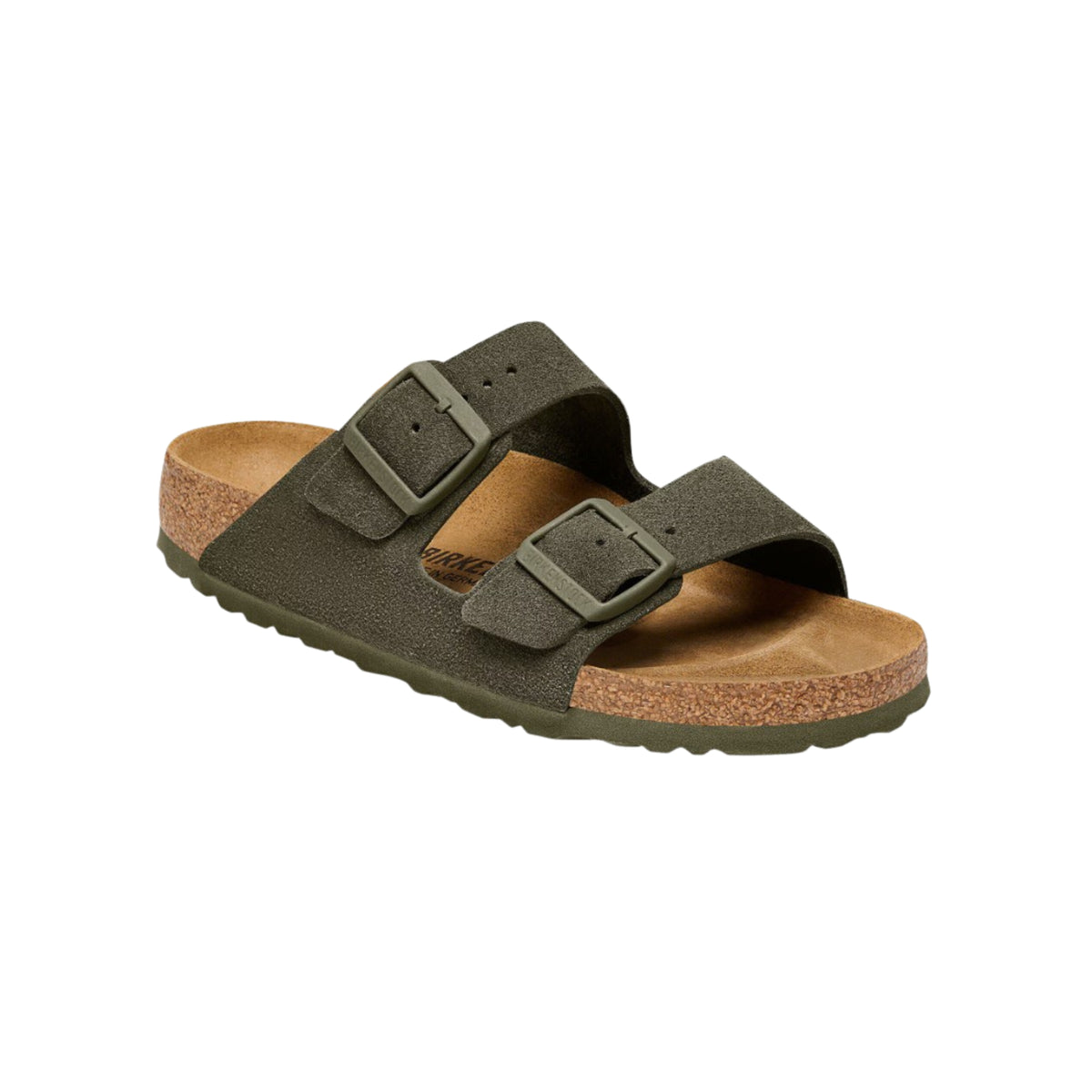 Birkenstock Arizona Suede Unisex Leather Sandal - Thyme 1025720