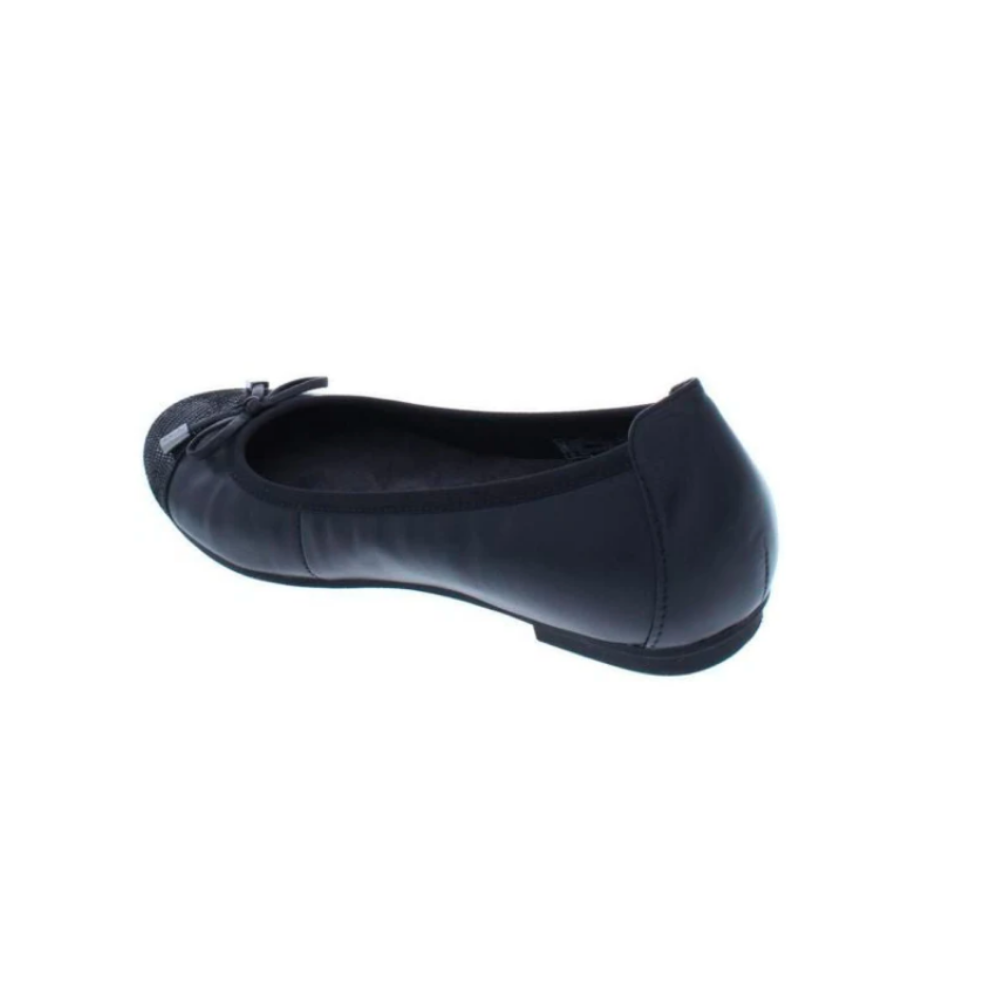 Vionic Women's Spark Minna Ballet Ladies Cap Toe Walking Flats with Concealed Contoured Arch Support