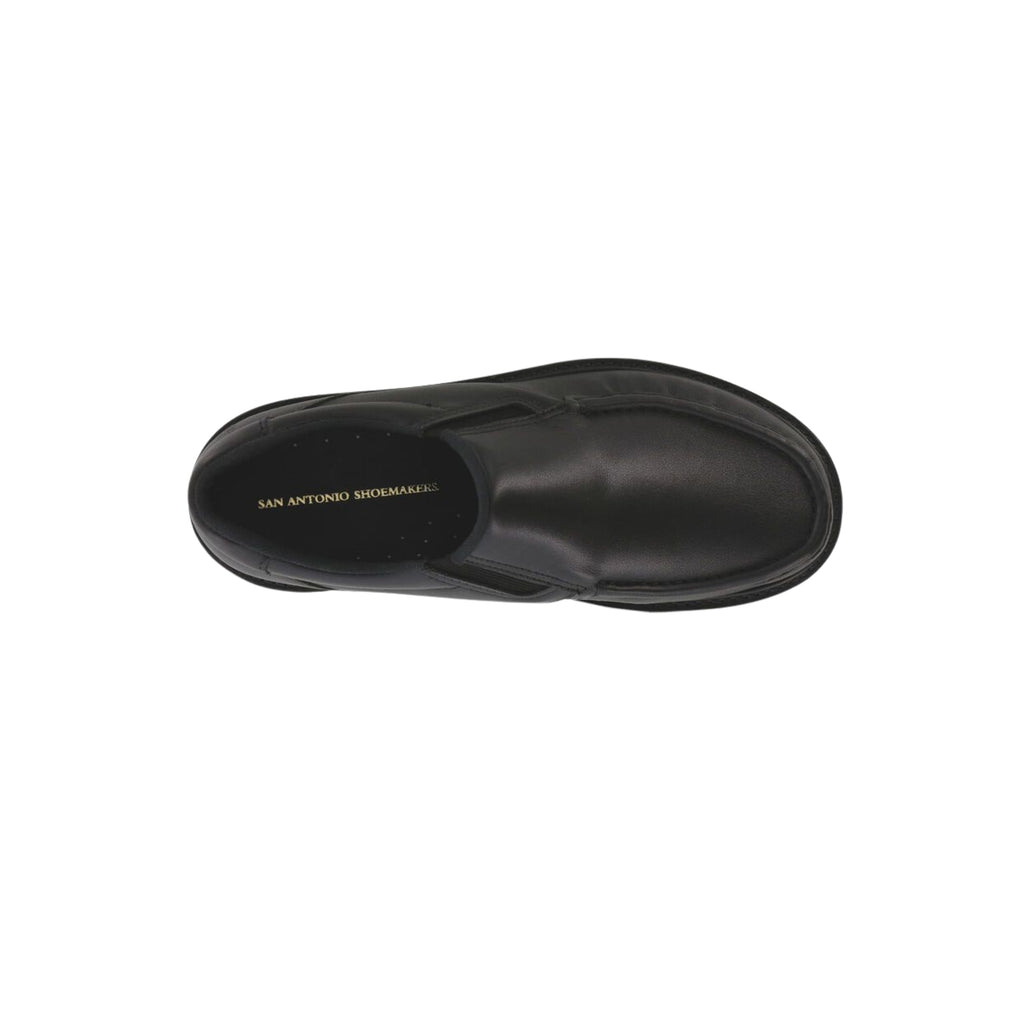 SAS Men's Hangout Vibram Moc-Toe Slip-On Shoe - Matte Black