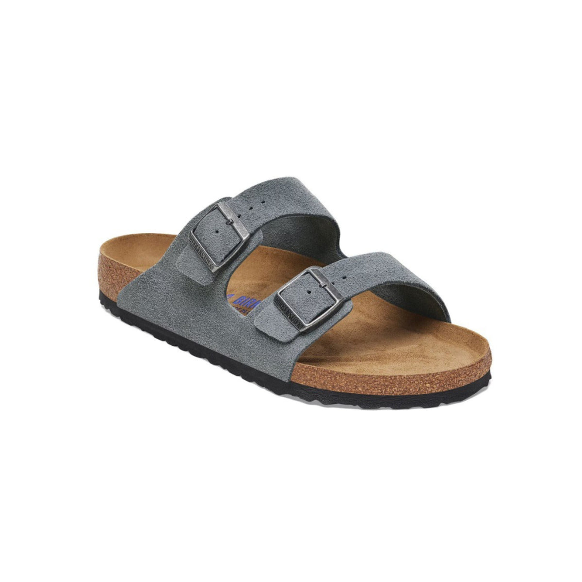 Birkenstock Arizona Soft Footbed Suede Sandal - Basalt Gray 1029790
