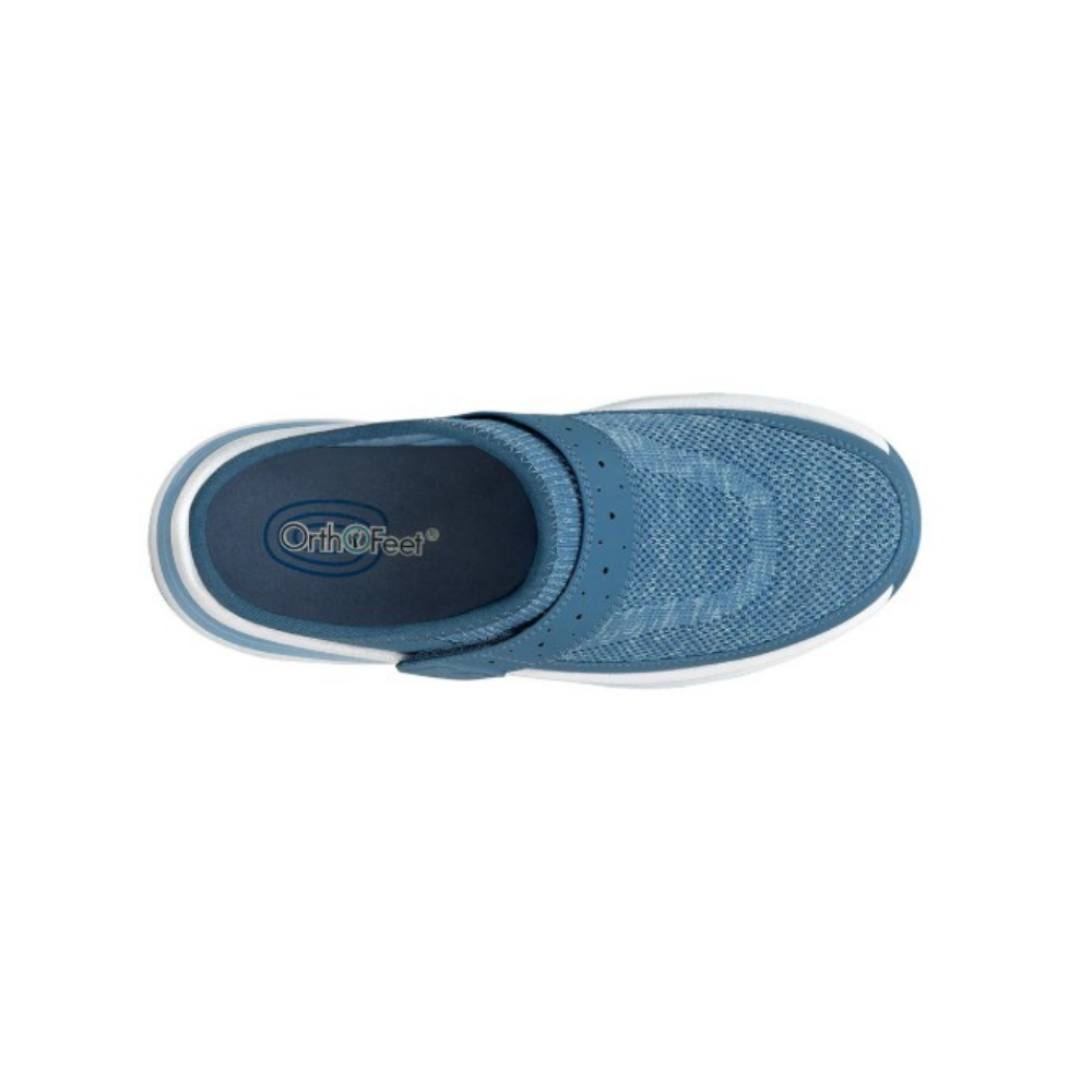 Orthofeet Iris Women’s Comfort Clog - Blue
