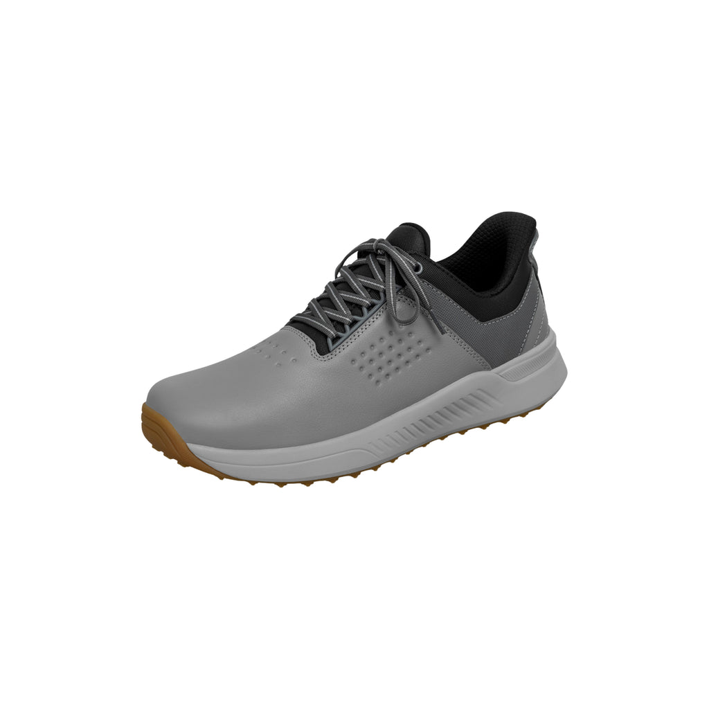 Orthofeet Men's Birdie Hands-Free Water-Repellent Golf Shoes – Gray