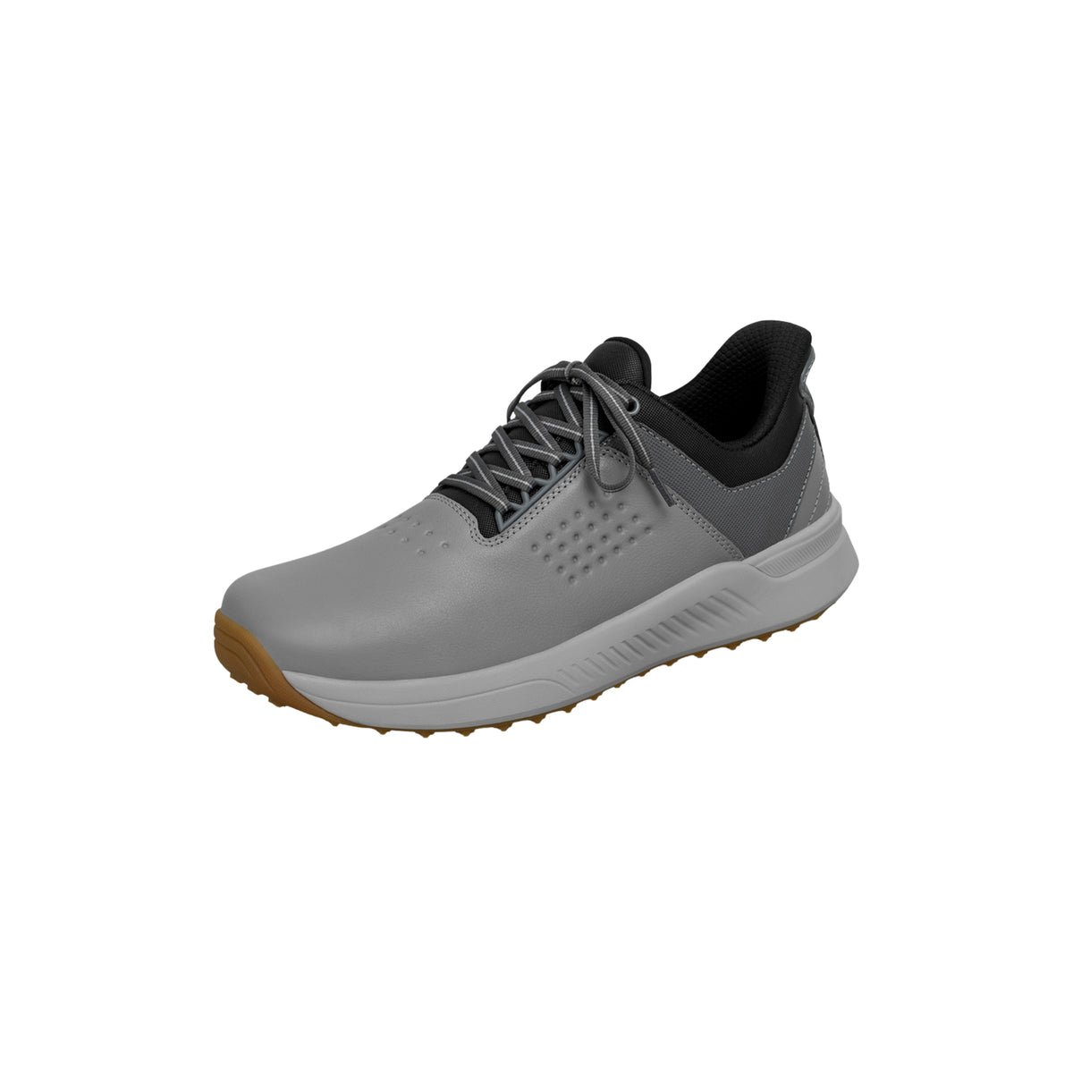 Orthofeet Men's Birdie Hands-Free Water-Repellent Golf Shoes – Gray