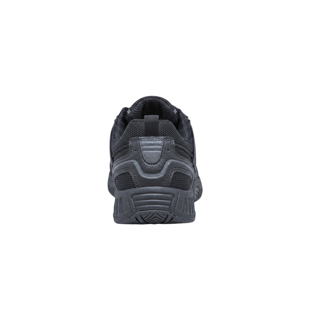 Orthofeet  Men's Monterey Bay Tie-Less Walking Shoes – Black