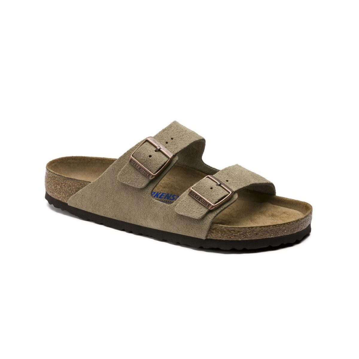 Birkenstock Arizona Soft Footbed Suede Unisex Sandal - Taupe