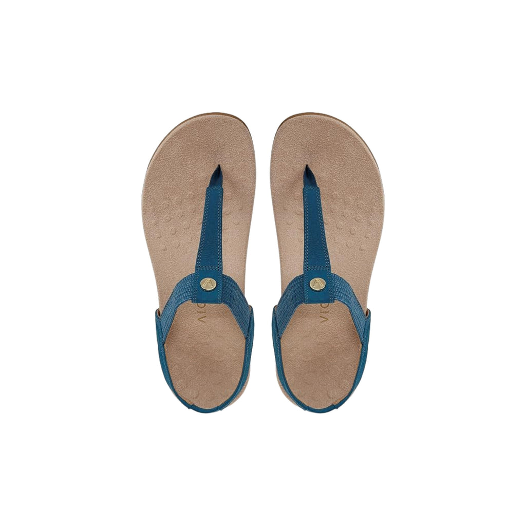 Vionic Brea Toe Post Slingback Sandal Celestial Teal Nubuck I9863L5403