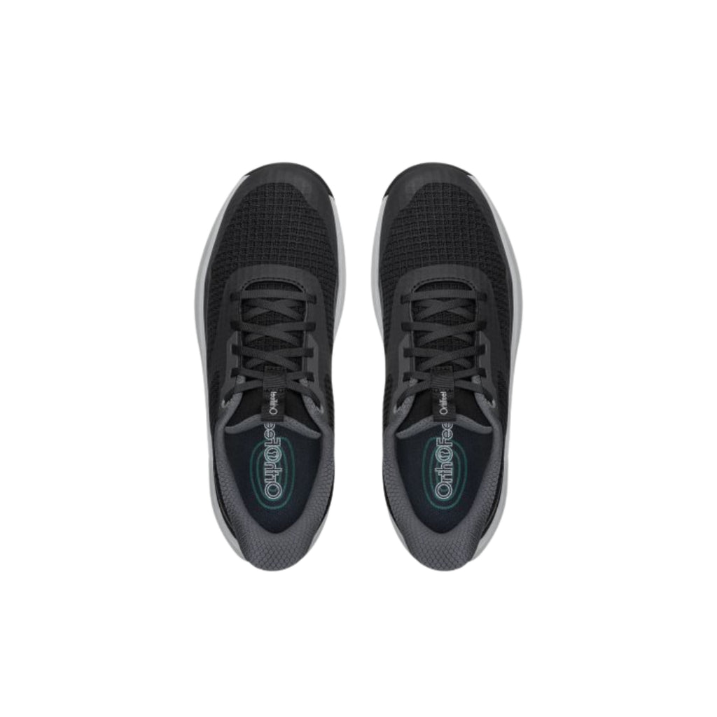 Orthofeet Men's Fairway Waterproof Golf Shoes - Black/Gray