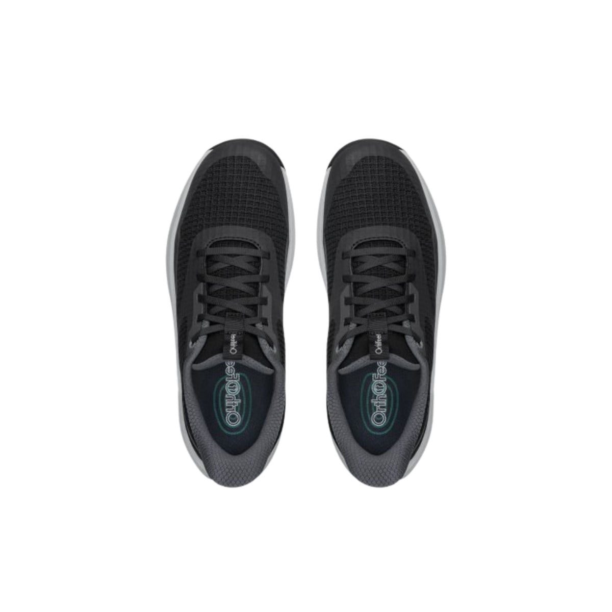 Orthofeet Men's Fairway Waterproof Golf Shoes - Black/Gray