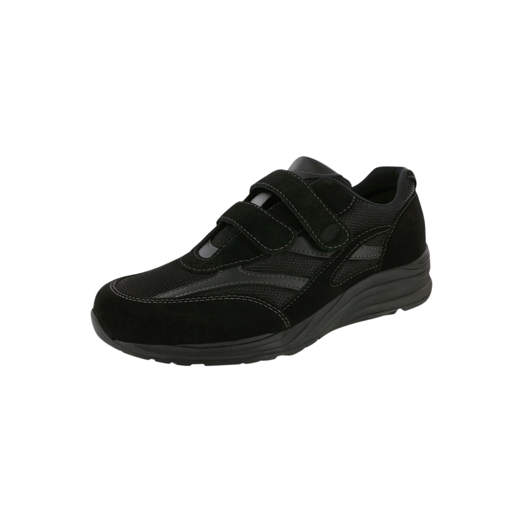 SAS Men's JV Mesh Adjustable Comfort Walking Shoe – Black