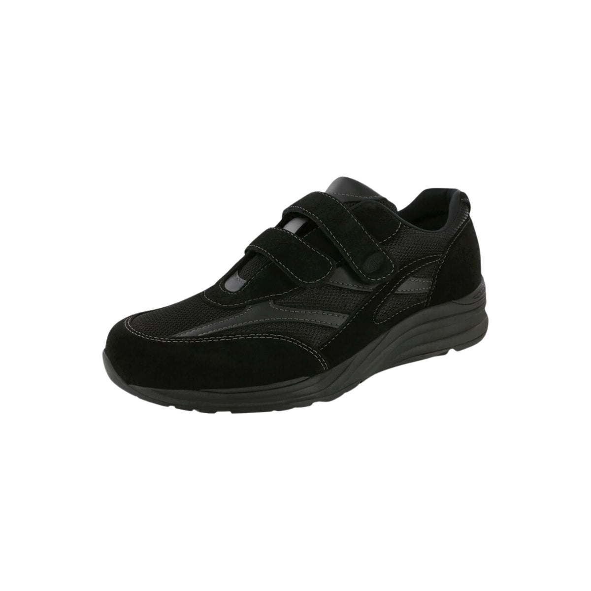 SAS Men's JV Mesh Adjustable Comfort Walking Shoe – Black