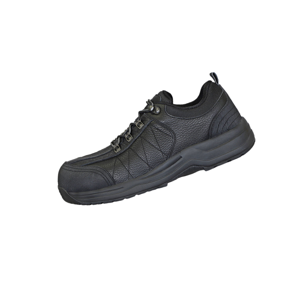 Orthofeet Men’s Basalt Waterproof Composite Toe Work Shoes – Black