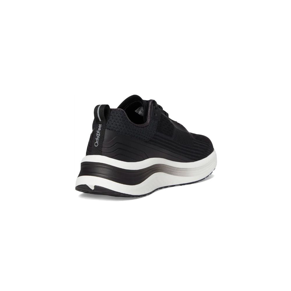 OrthoFeet Women's Relay Hands Free Sneaker - Black