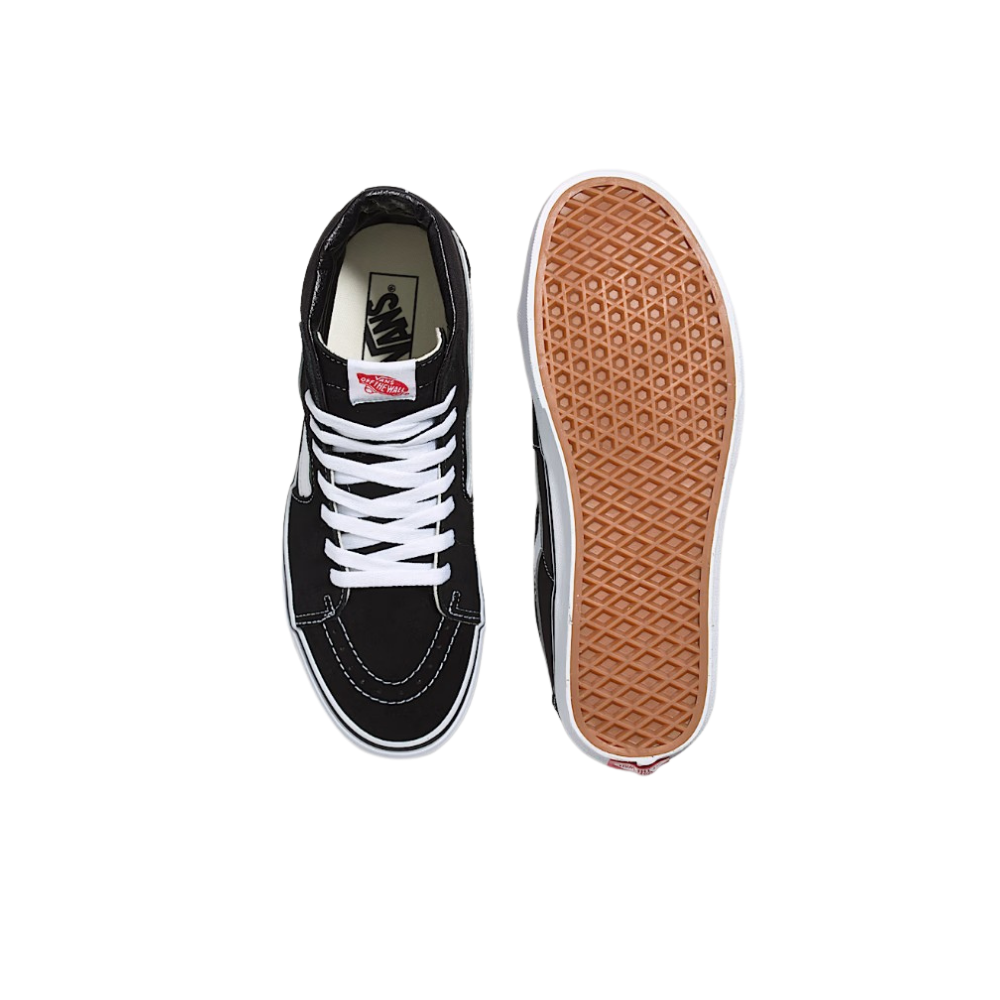 Vans Sk8-Hi Black/Black/White Unisex Sneakers