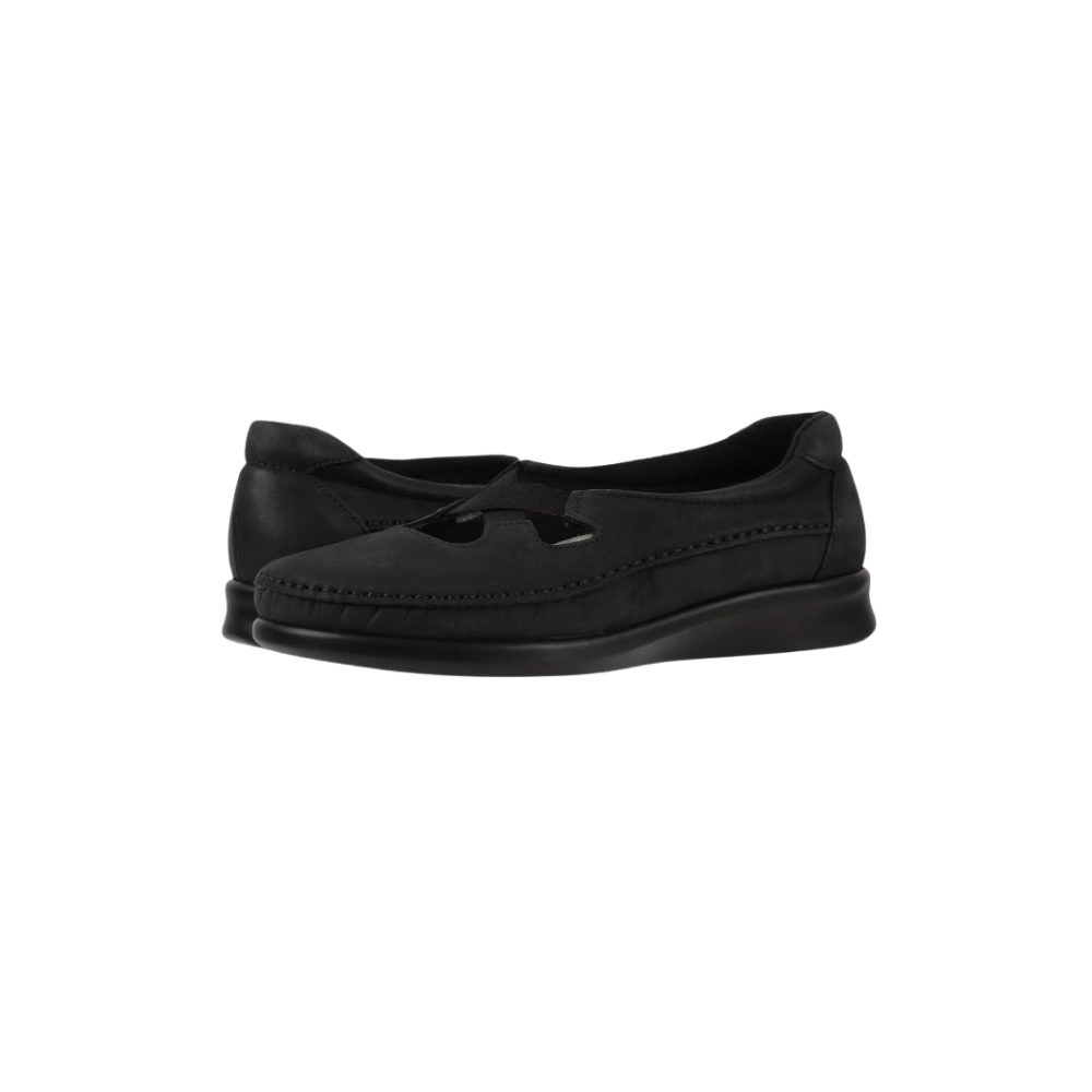 SAS Women's Crissy - Comfort Adjustable Sandal - Nero