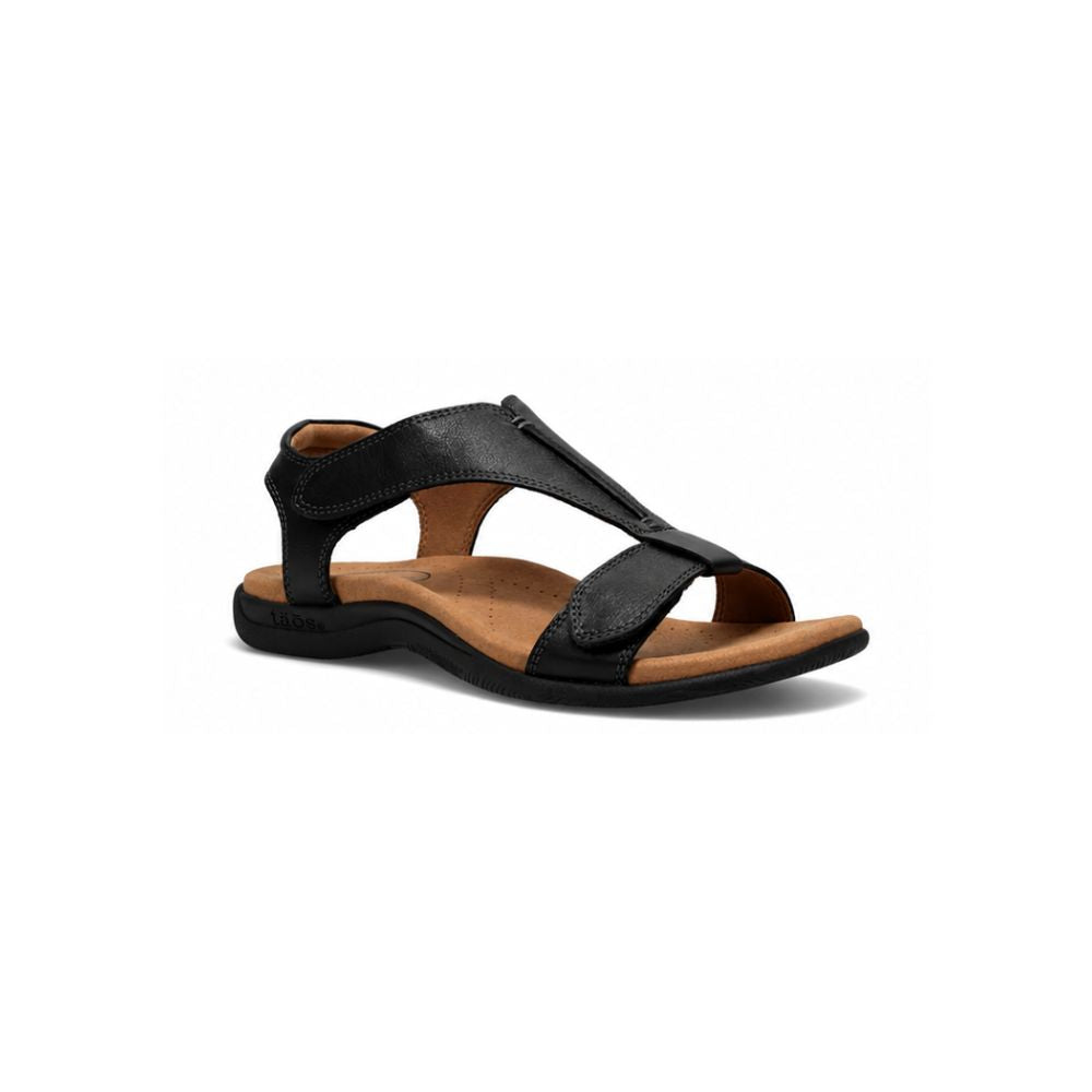 Taos Women's The Show Leather Sandal - Black