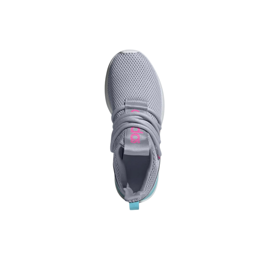 Adidas Kids Lite Racer Adapt 3.0 K - Halo Silver / Screaming Pink - FY7206