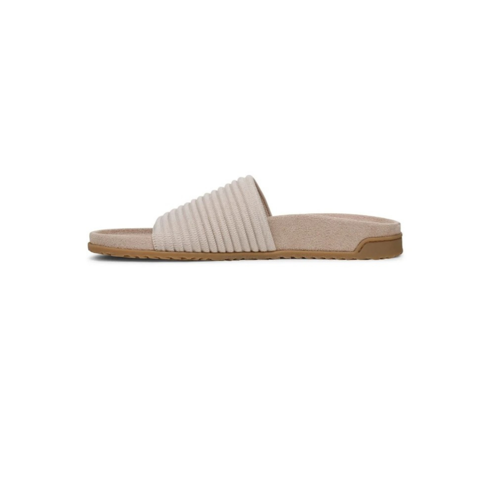 Vionic Women's Evie Knit Comfort Slide Sandals - Cream