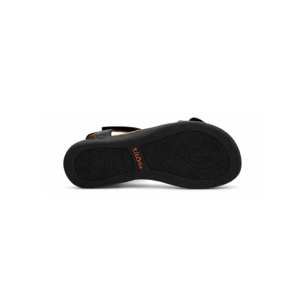 Taos Women's The Show Leather Sandal - Black