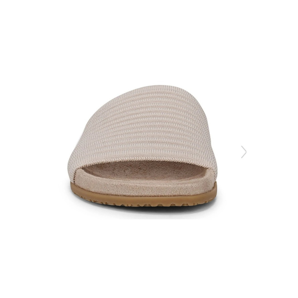 Vionic Women's Evie Knit Comfort Slide Sandals - Cream
