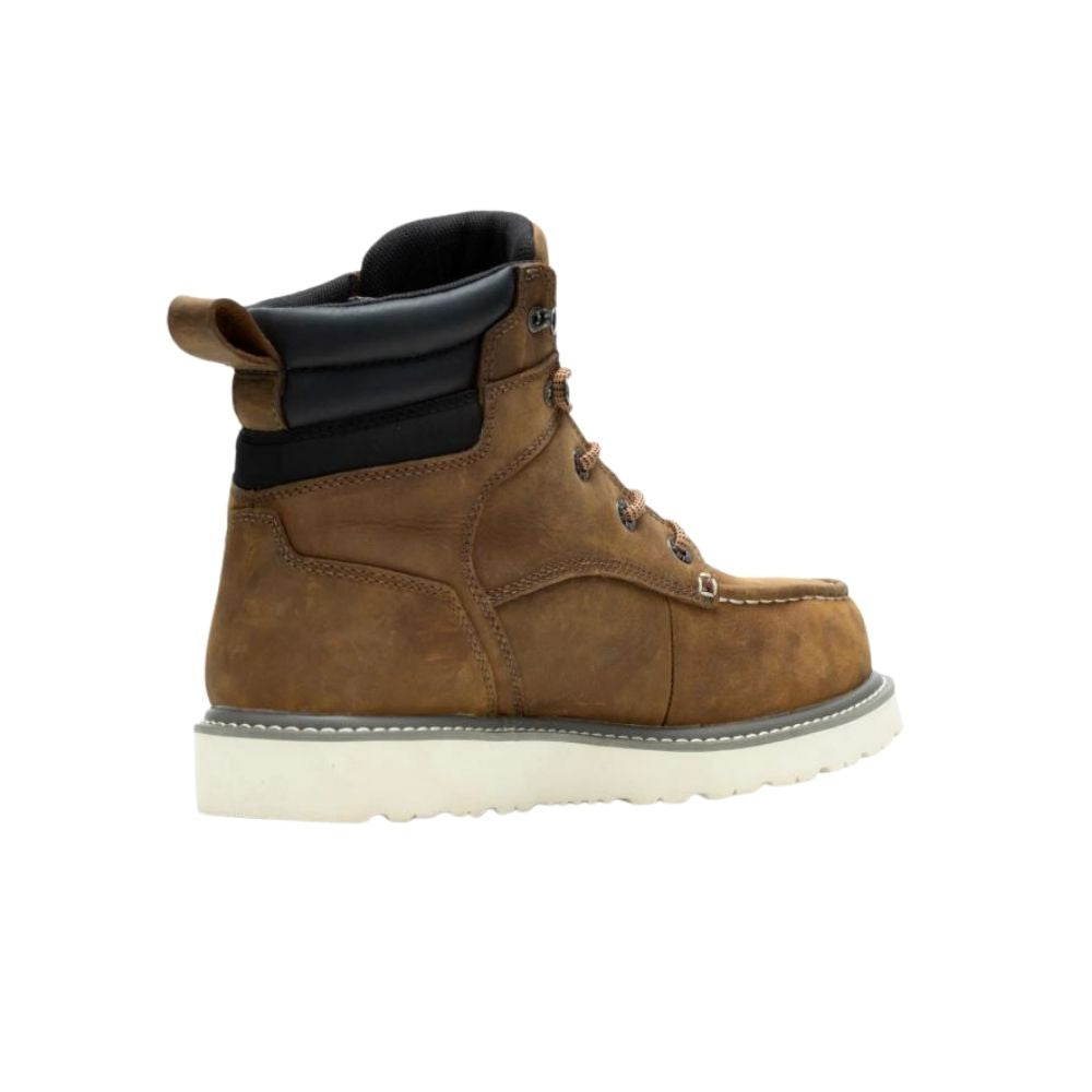 Wolverine Men's Trade Wedge Brown Waterproof Steel Toe 6 " Work Boot W231103