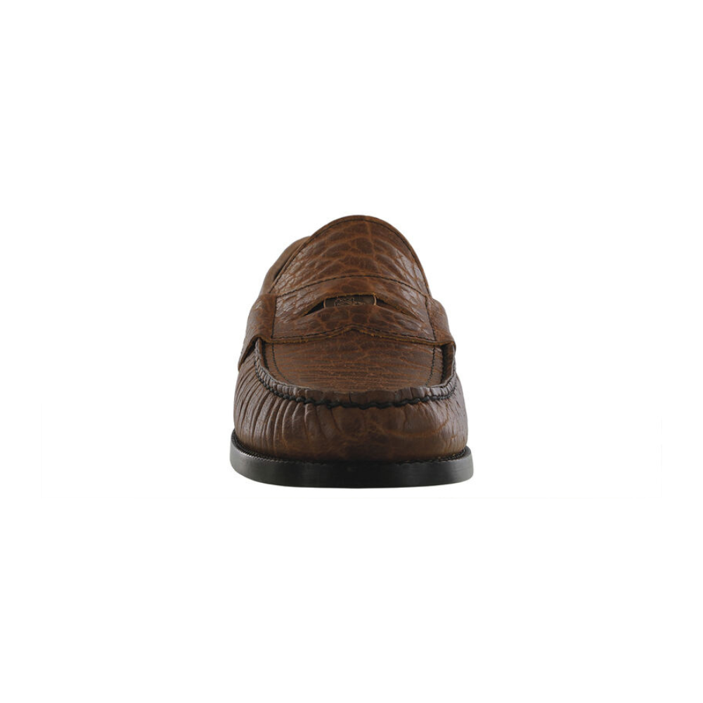 SAS Men's Penny Signature - Leather Slip On Loafer - Brown Bison