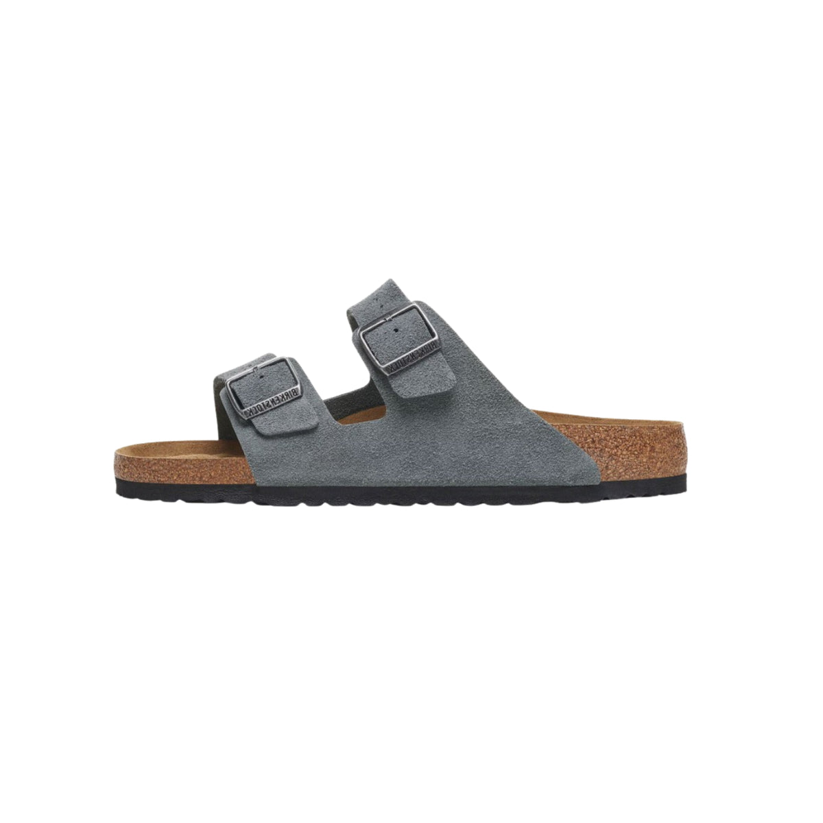 Birkenstock Arizona Soft Footbed Suede Sandal - Basalt Gray 1029790