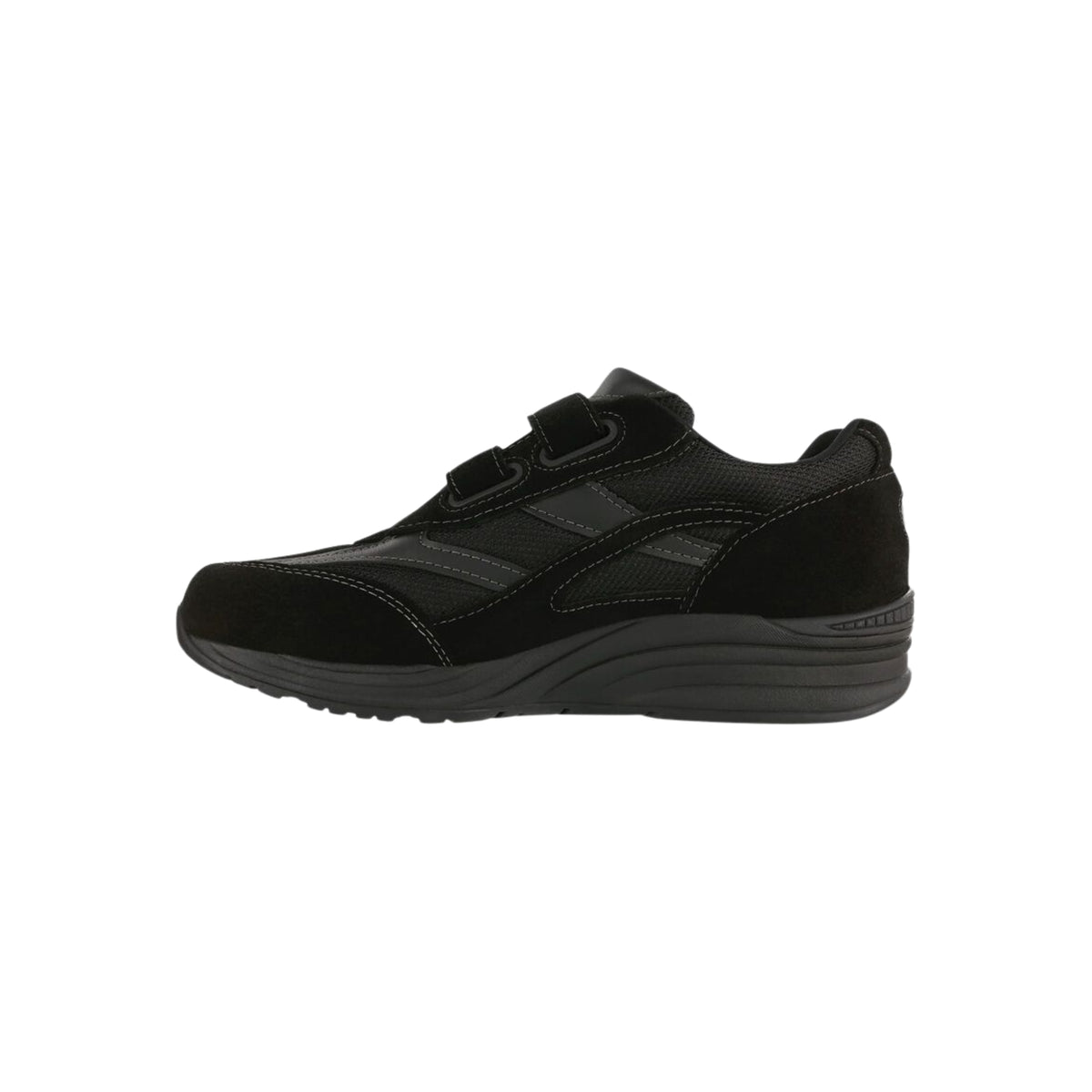 SAS Men's JV Mesh Adjustable Comfort Walking Shoe – Black
