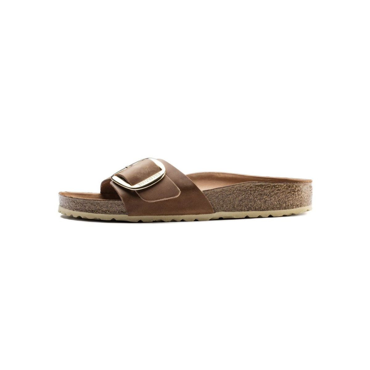 Birkenstock Madrid Big Buckle Sandals – Cognac Oiled Leather (Narrow Fit)