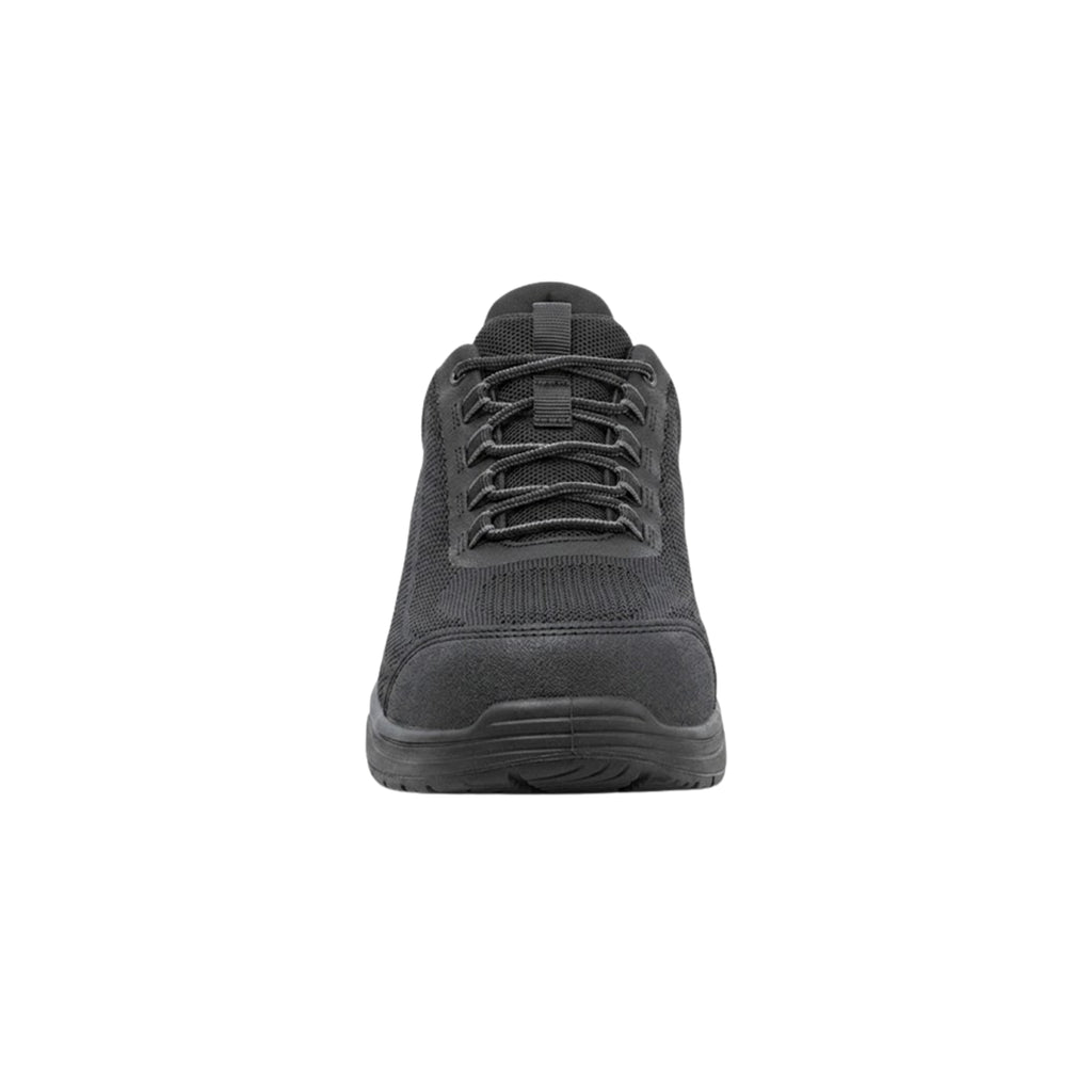 Orthofeet Men's Onyx Hands-Free Safety Toe Work Shoes - Black