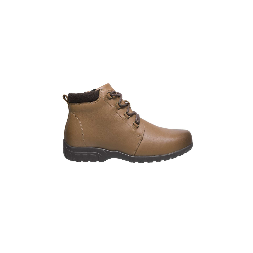 Propét Women's Delaney Leather Everyday Comfort Ankle Boot - Brown
