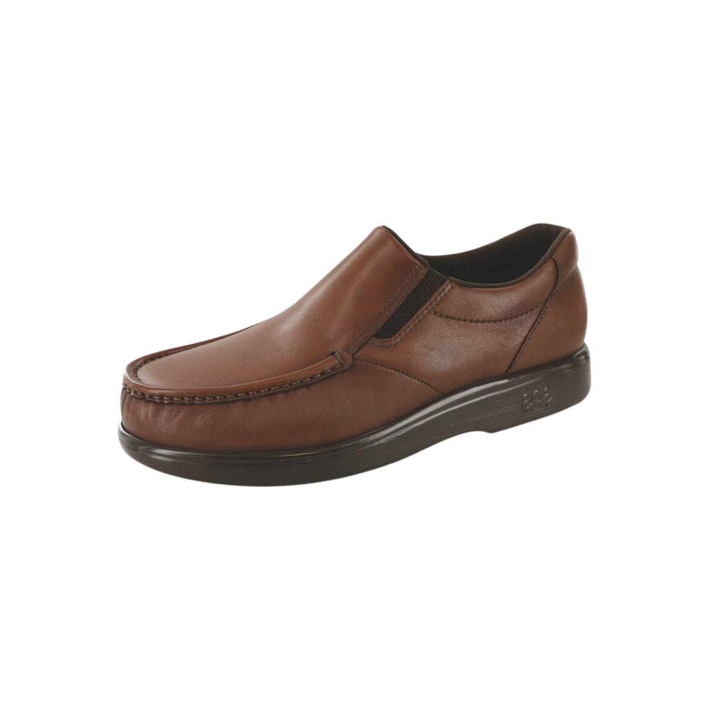 SAS Men’s Side Gore Slip-On Dress Shoes – Antique Tan