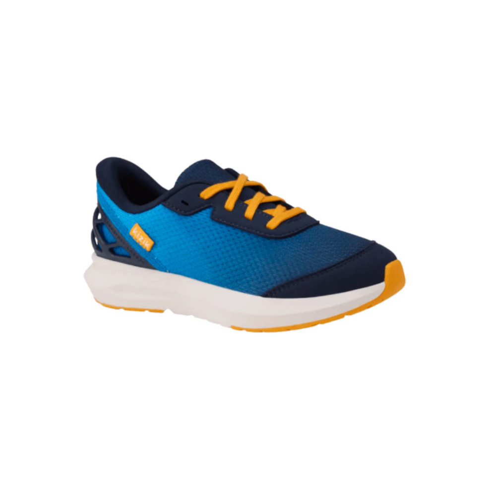Kizik Kids' Athens 2 Slip-In Athletic Shoes - Super Sonic/Naval Academy