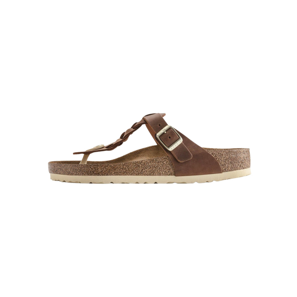 Birkenstock Gizeh Braid Cognac Oil - Leather Unisex Sandal