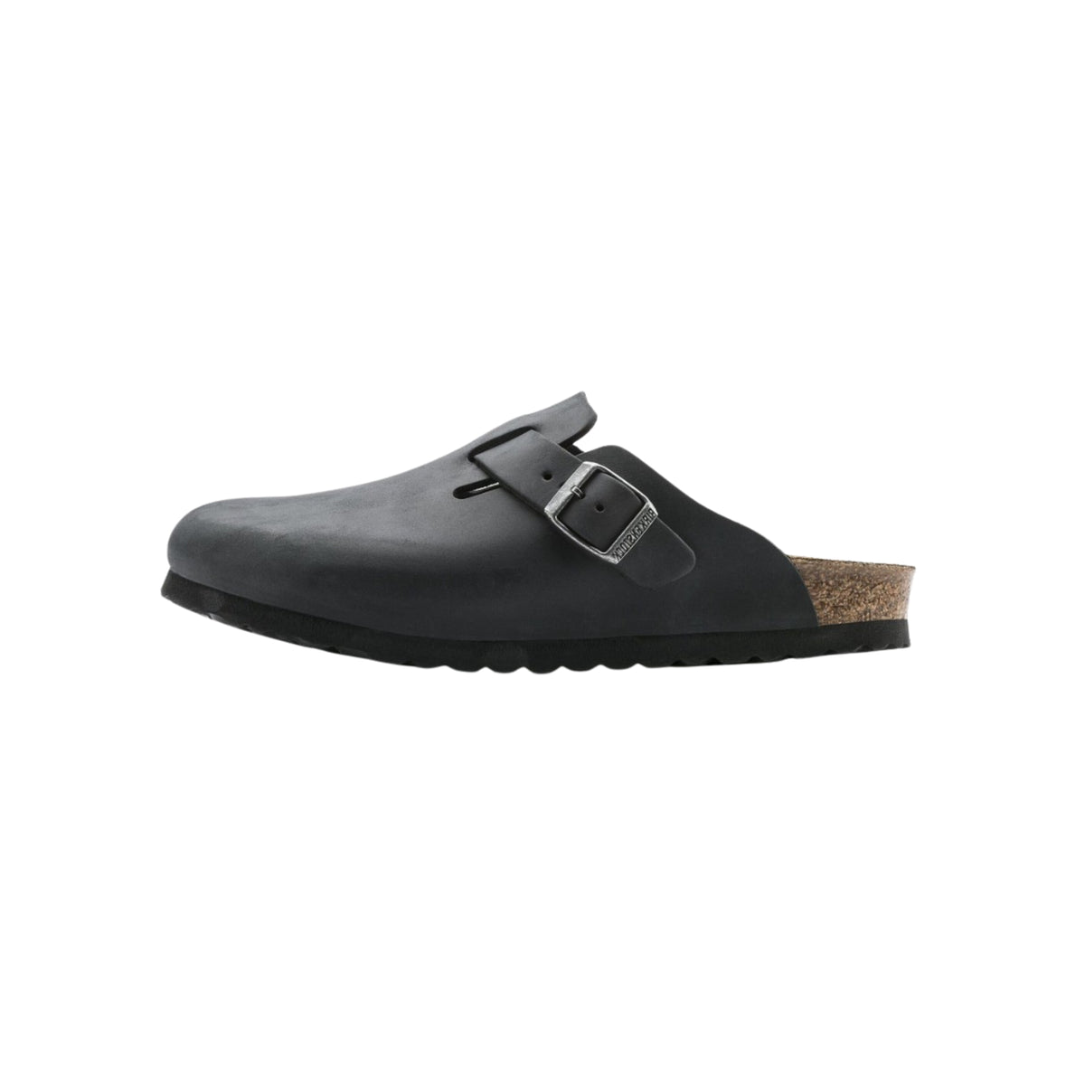Birkenstock Unisex Boston BS Oiled Leather Clog Sandal - Black