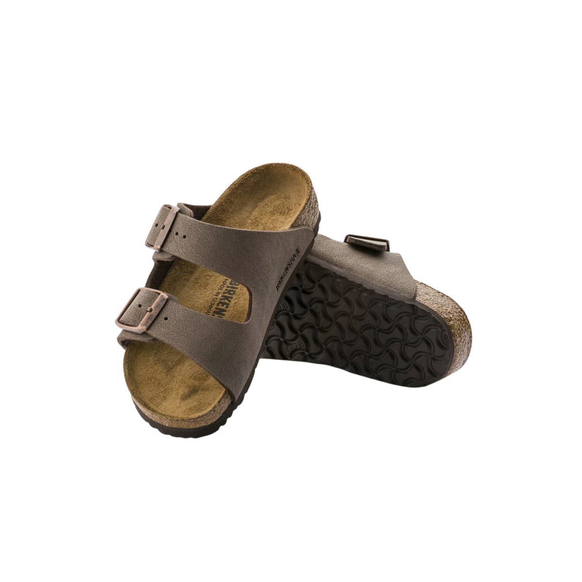 Birkenstock Arizona Birko Flor Leather Unisex Sandal - Mocha