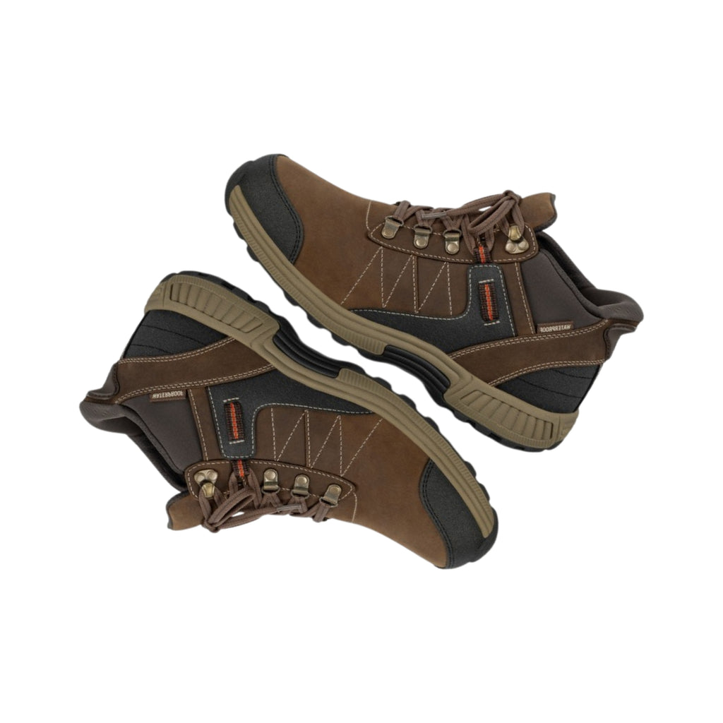 Orthofeet Men's Dalton Hands-Free Waterproof Hiking Boot – Brown