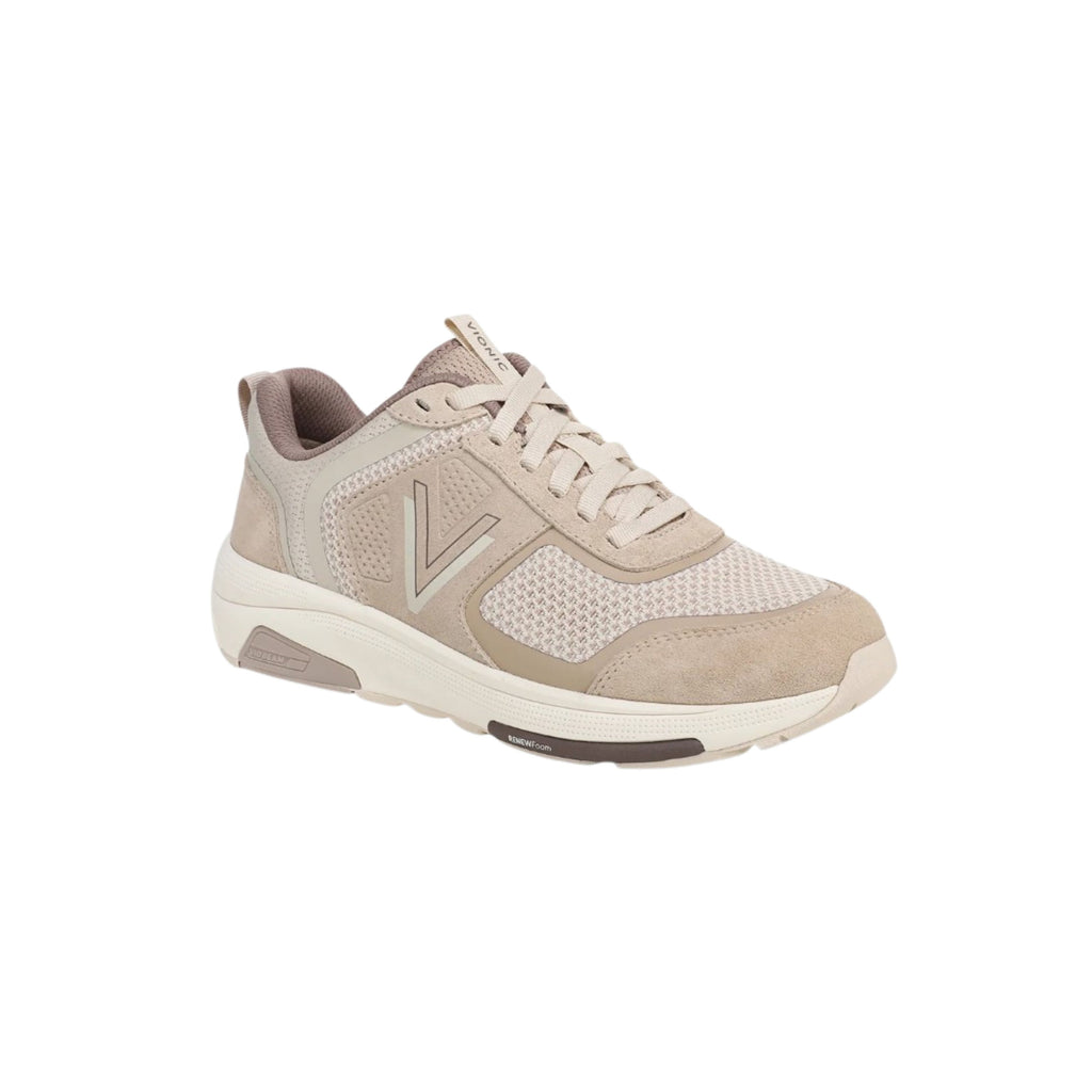 Vionic Women’s Walk Strider Knit Performance Walking Sneaker - Beige