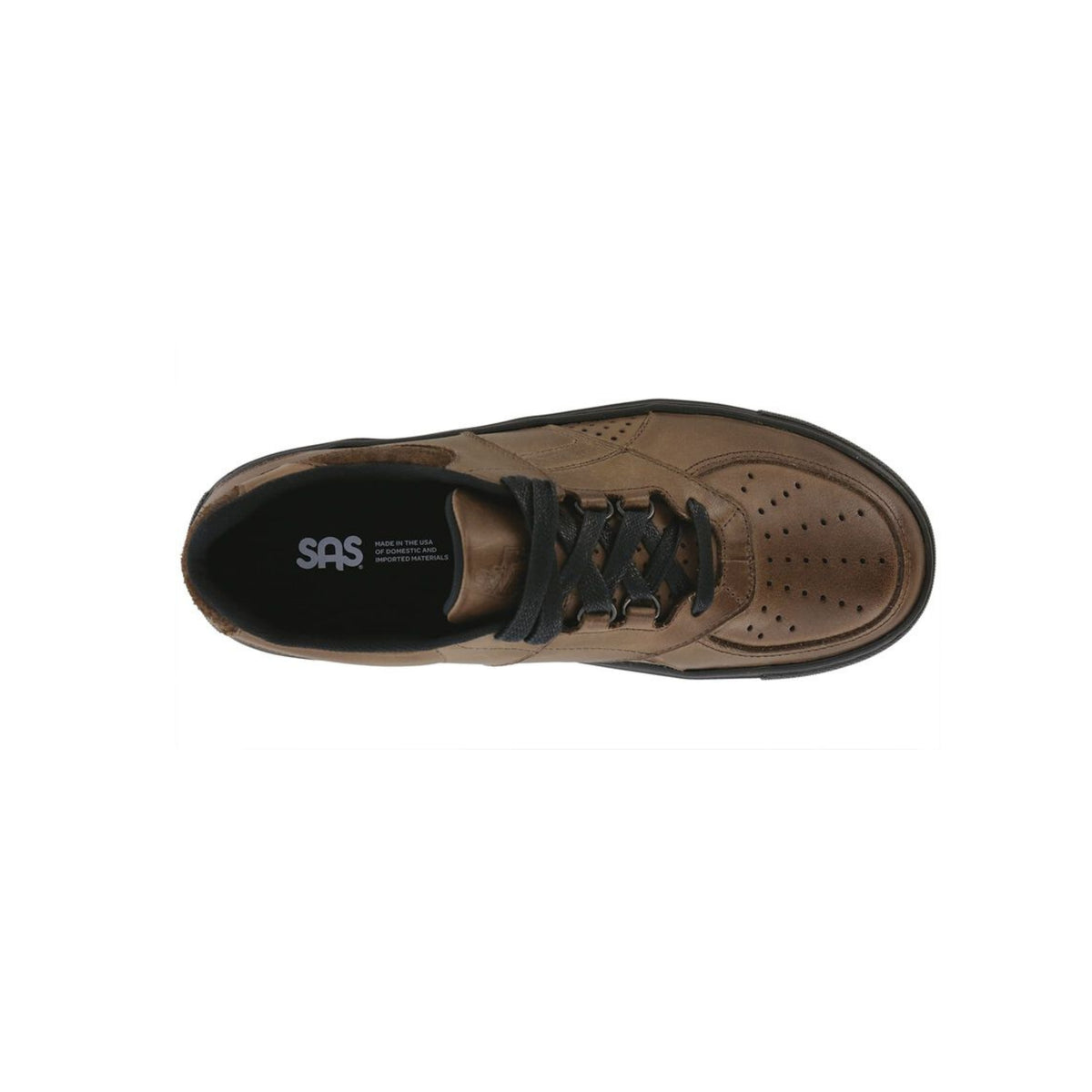 SAS Men's High Street Cushioned Leather Oxford – Mahogany