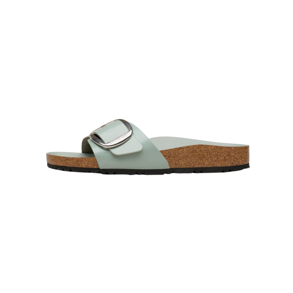 Birkenstock Madrid Big Buckle Patent Leather Sandals – Pure Sage