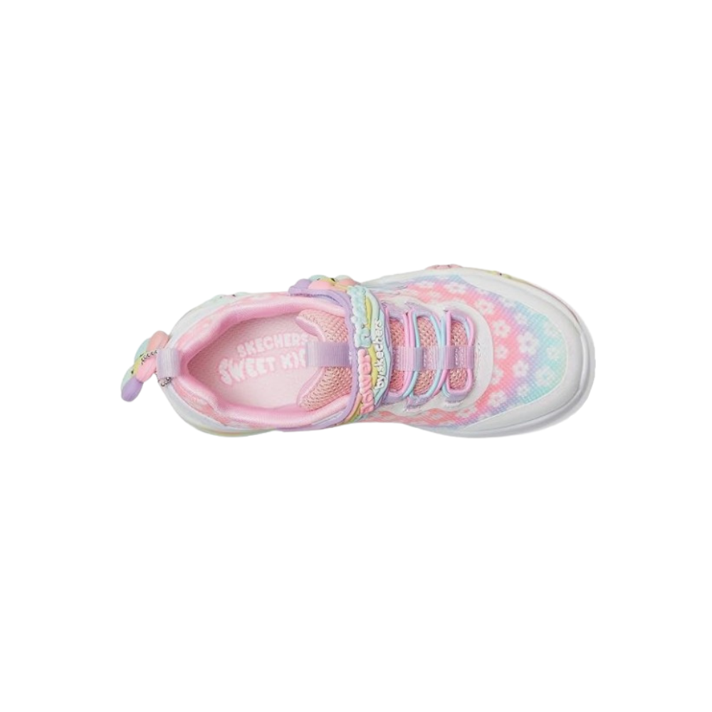 Skechers Kids' Flower Friends Comfort Shoes- White/Multi