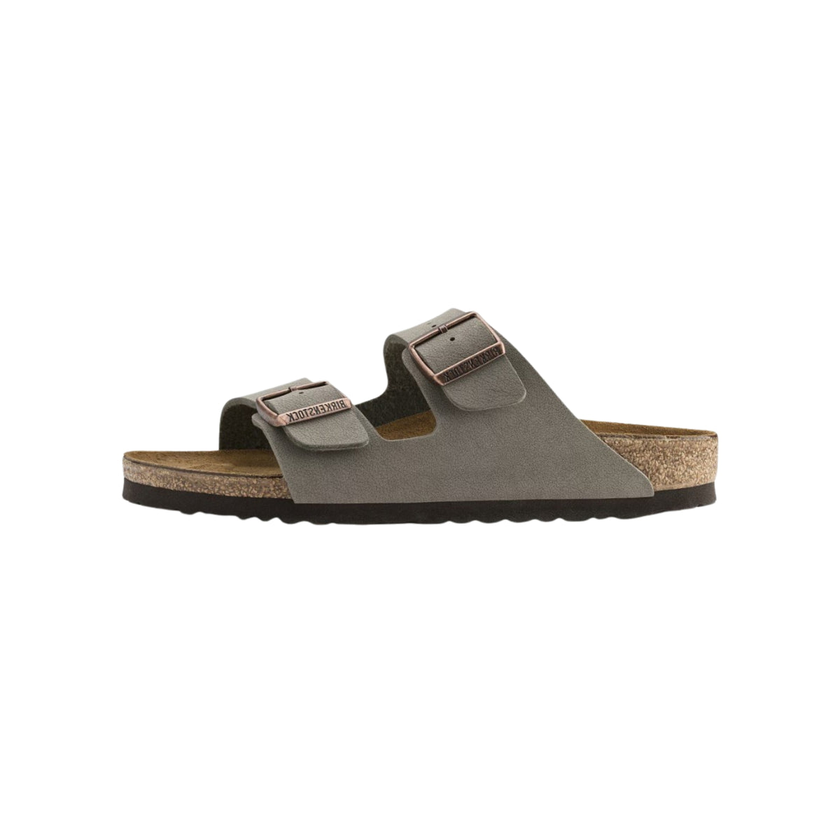 Birkenstock Arizona Birkibuc Stone Leather Unisex Sandal