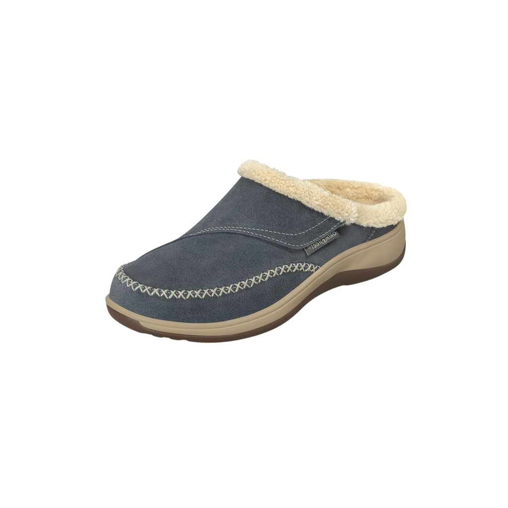 Orthofeet Women's Charlotte Orthopedic Adjustable Slippers - Gray