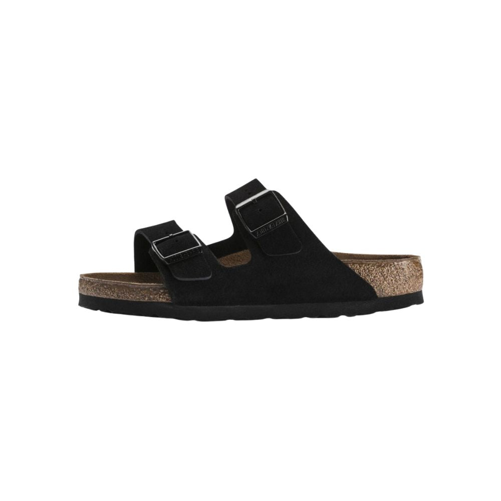 Birkenstock Arizona Soft Footbed Sandal – Black Suede