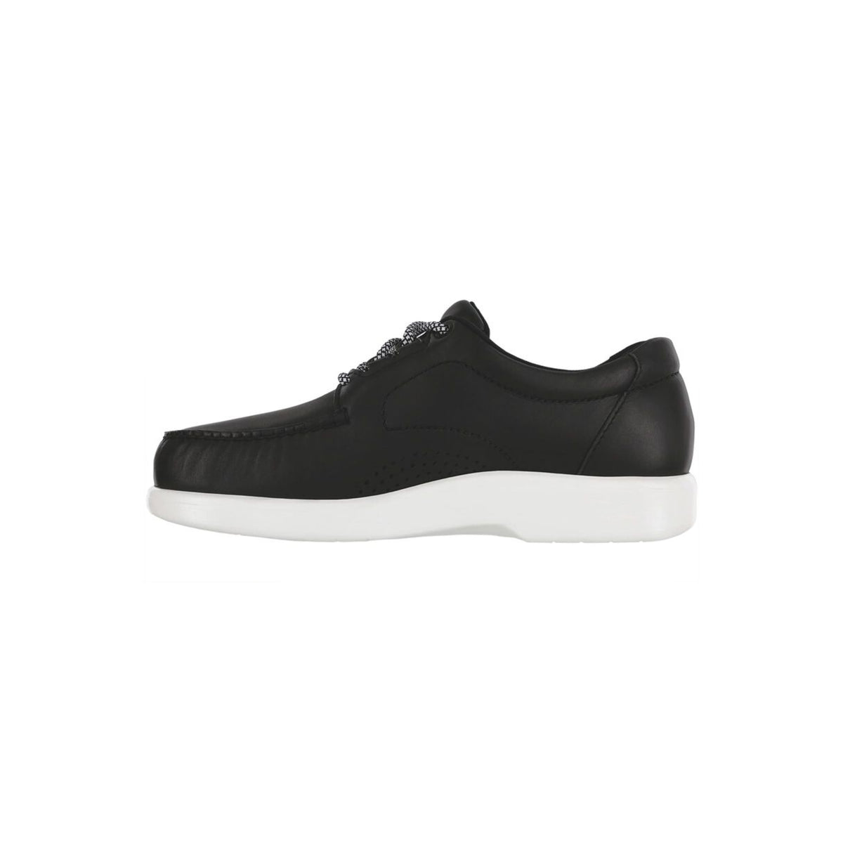 SAS Men's Bout Time LT Leather Comfort Shoe – Matte Black