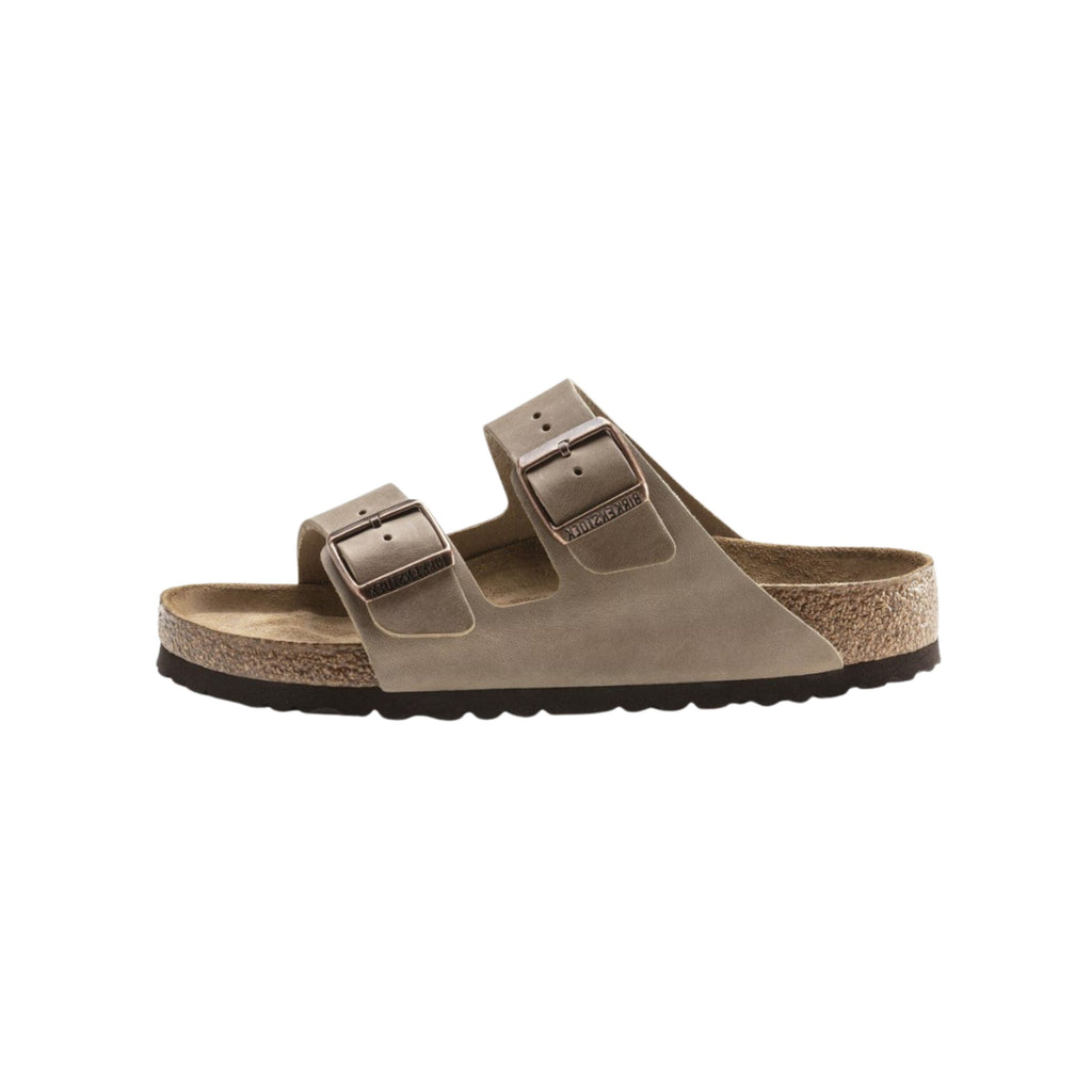 Birkenstock Unisex Arizona Oiled Leather Tabacco Brown Sandal Hard Footbed