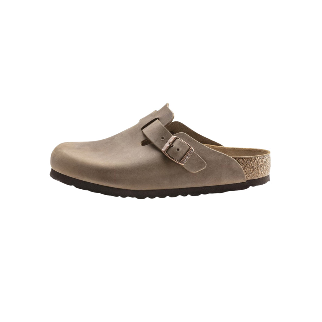 Birkenstock Boston BS Oiled Leather Sandals - Tabacco Brown