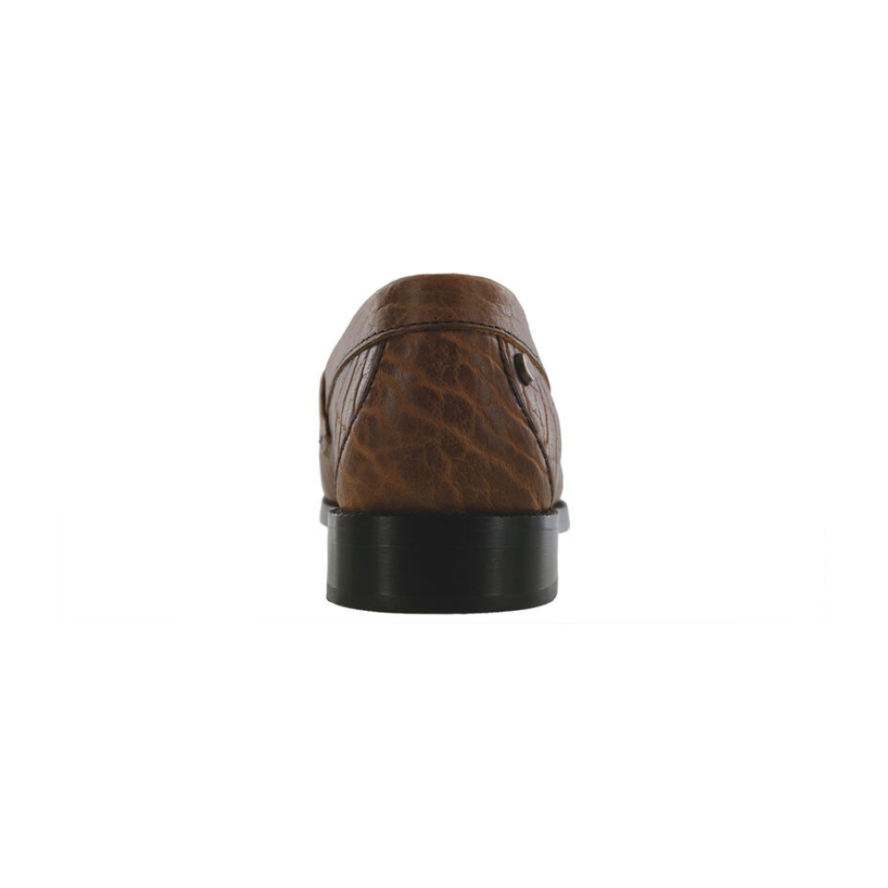 SAS Men's Penny Signature - Leather Slip On Loafer - Brown Bison
